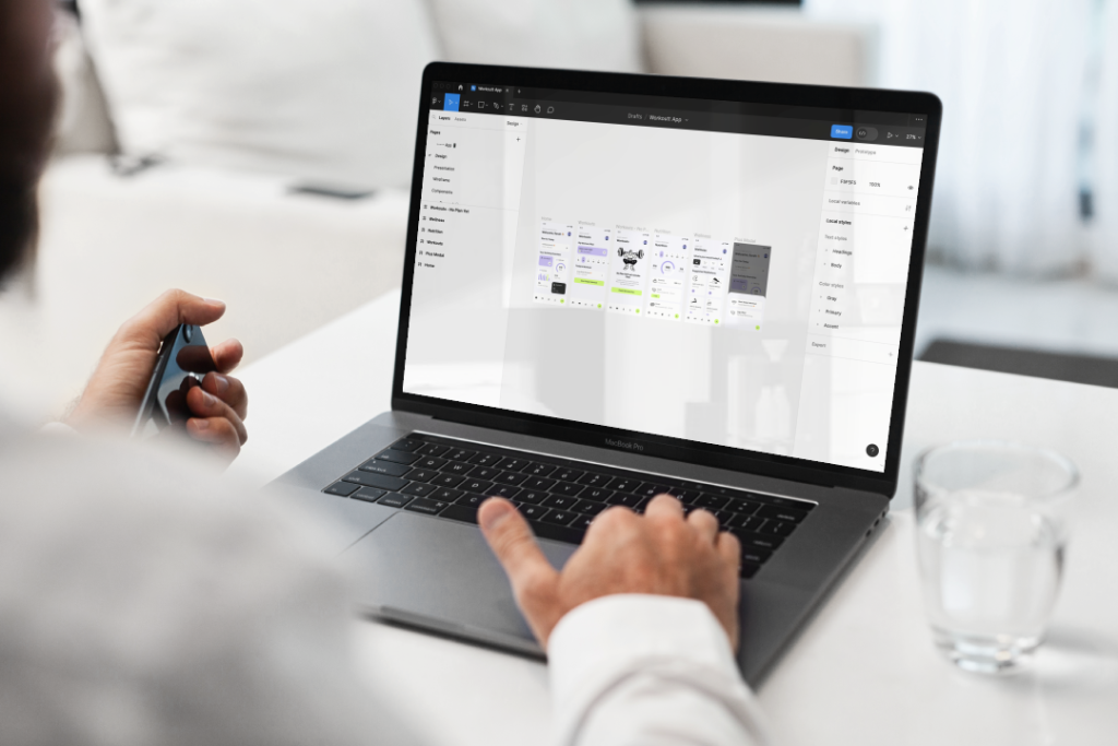 Kreativni dizajn korisničkog sučelja koji prikazuje spoj estetike i funkcionalnosti, simbolizirajući neodoljivo korisničko iskustvo