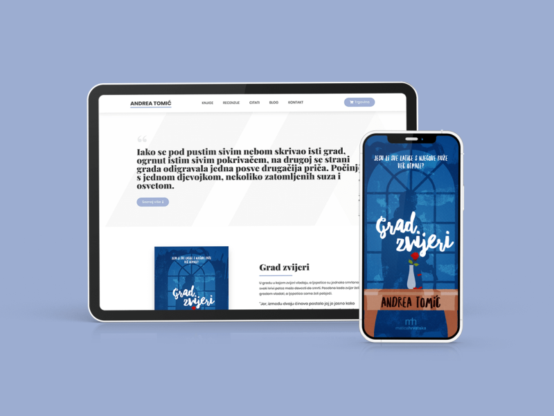 Web stranica Andrea Tomić