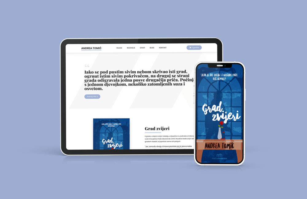Web stranica Andrea Tomić
