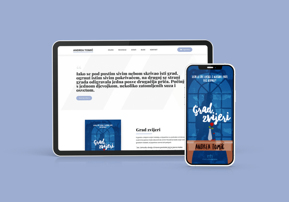 Web stranica Andrea Tomić