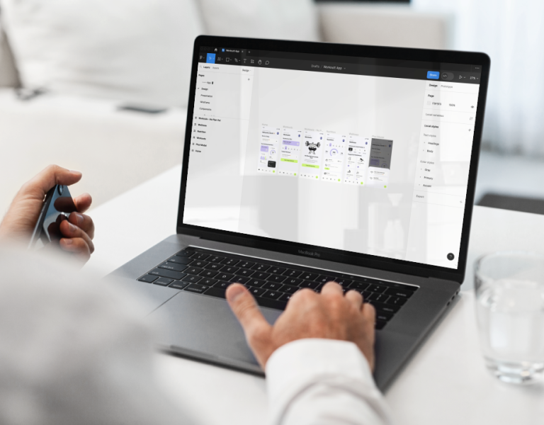 Kreativni dizajn korisničkog sučelja koji prikazuje spoj estetike i funkcionalnosti, simbolizirajući neodoljivo korisničko iskustvo
